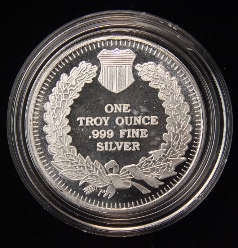 1 TROY OZ. .999 FINE SILVER 2017 INDIAN HEAD DESIGN IN AIRTITE