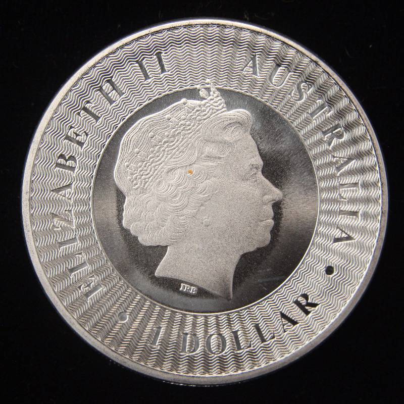 2017 AUSTRALIA KANGAROO 1 TROY OZ. .999 FINE SILVER