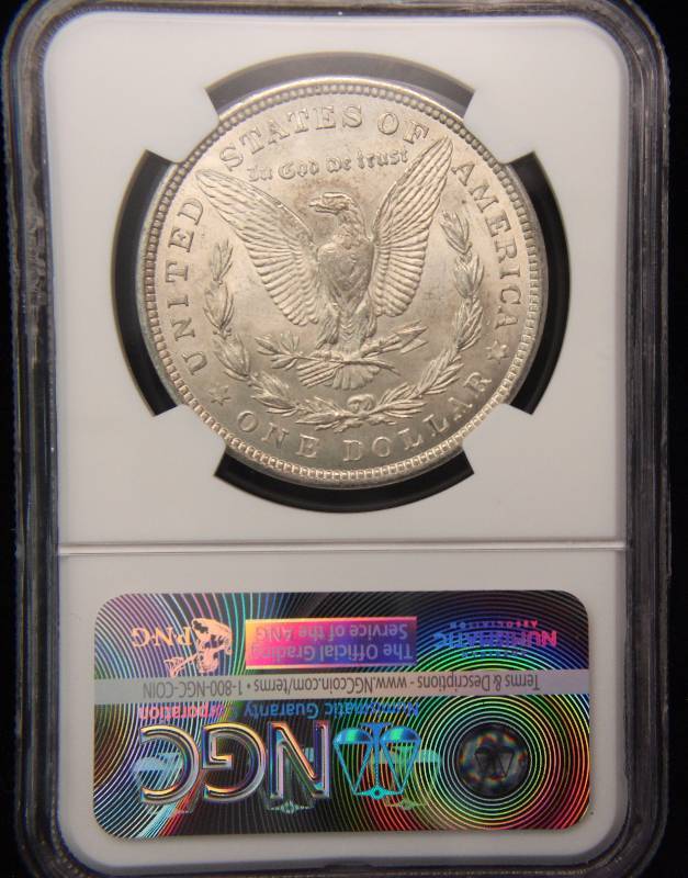 1921 MORGAN SILVER DOLLAR MS63 NGC