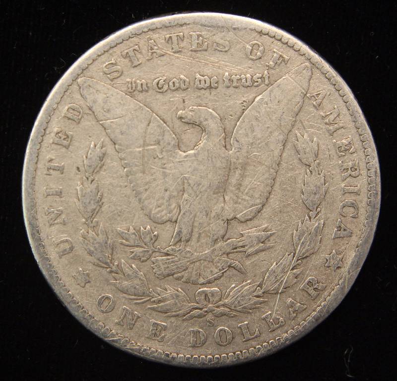 1900-S MORGAN SILVER DOLLAR