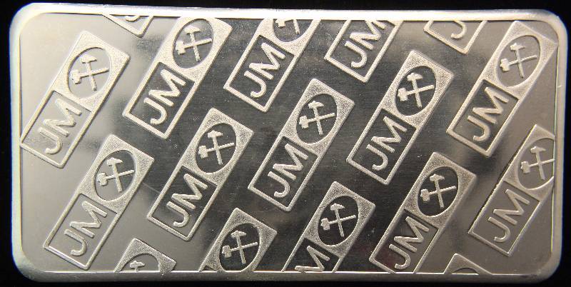 10 TROY OZ. .999 FINE SILVER BAR JM JOHNSON MATTHEY WITH SERIAL#