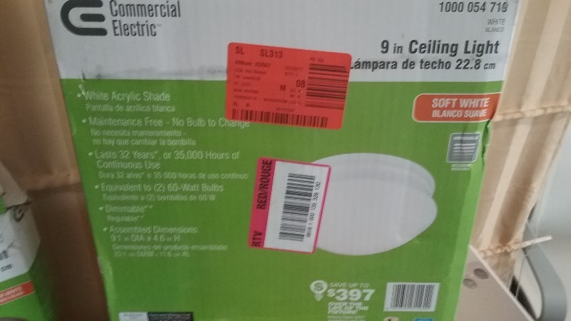 3 Unit Ceiling Lights