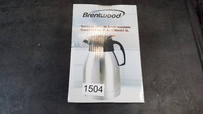 Brentwood 1.2-L Stainless Steel Vacuum Coffee Pot