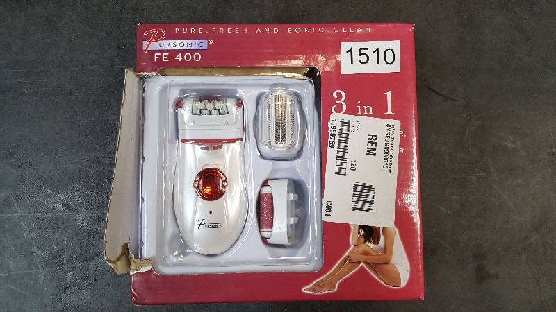 Pursonic Epilator Shaver and Callus Remover