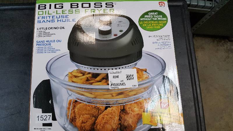 Big Boss Oil Less Fryer Black
