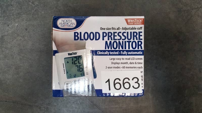 North American Healthcare Blood Pressure Wrist Monitor&nbsp