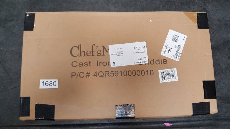 Chefs Mark Reversible Cast Iron GrillGriddle