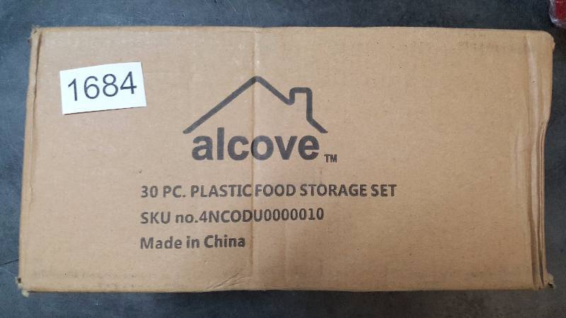 alcove 30-Pc. Plastic Food Storage Set