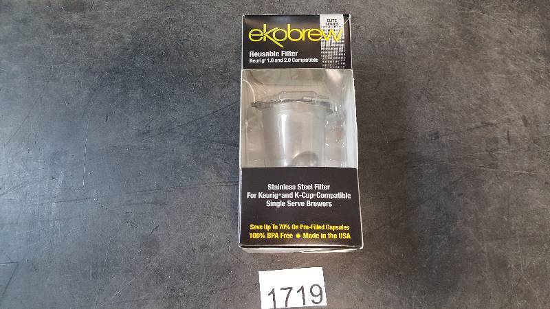 Ekobrew 40135 Elite Reusable Filter for Keurig Brewers, Stainless Steel