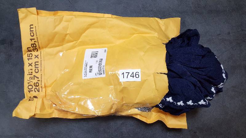 White Mark WM Gwyneth Embroidered Dress Blue L