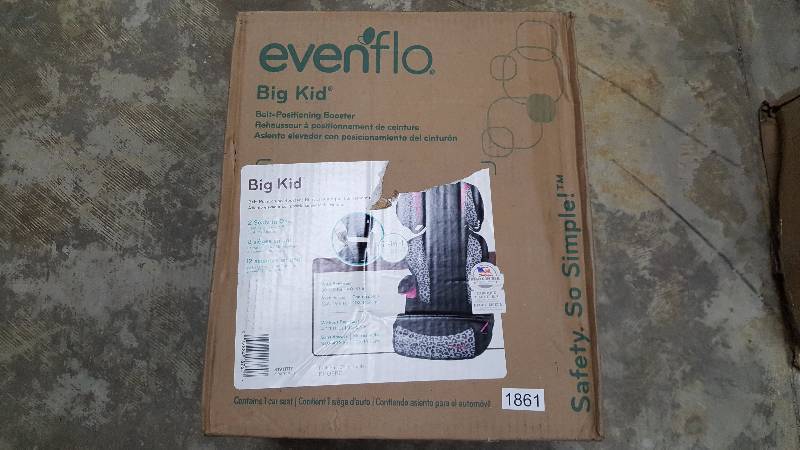 Evenflo Big Kid High-Back Booster Seat  Pink