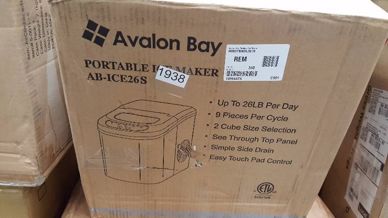 Avalon Bay Portable Ice Maker Silver