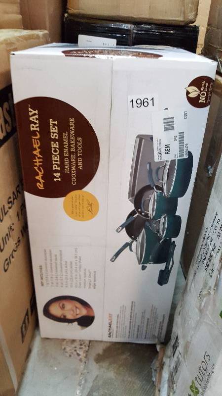 Rachael Ray Kitchen in a Box 14-Pc. Nonstick Aluminum Cookware Set