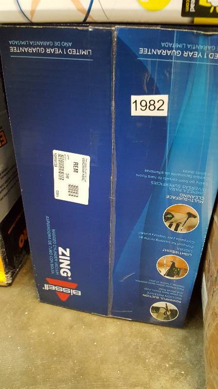 Zing Bagged Canister Vac Black Small
