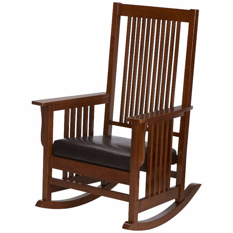 Mcleland Design Mission Style Oversized Rocking Chair Furniture