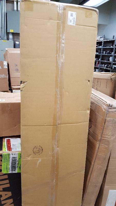 lot 1925 image: alcove 3-Panel Folding Room Divider - Cherry