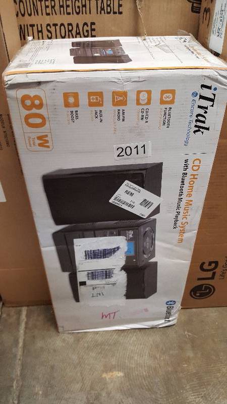 lot 2011 image: iTrak 80-Watt Bluetooth CD Sound System