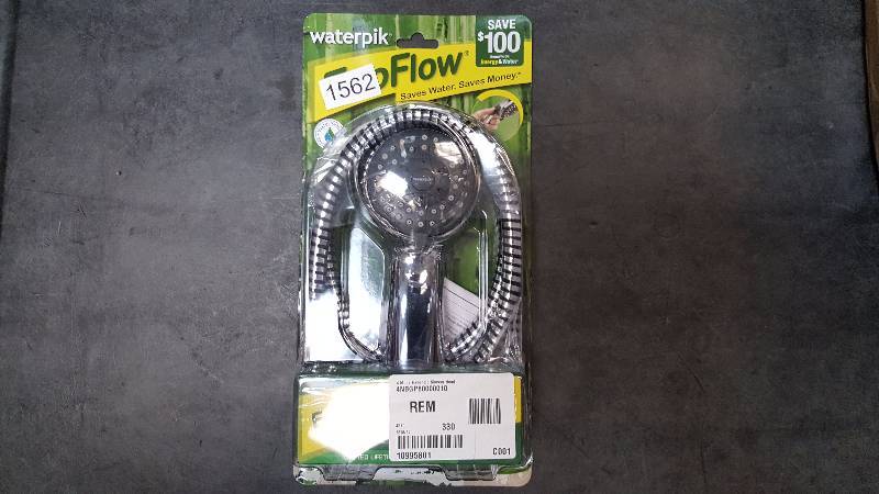 lot 1562 image: Waterpik 4-Mode Handheld Shower Head
