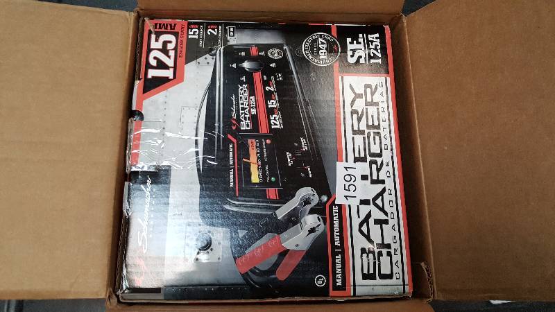 lot 1591 image: Schumacher 125152 Amp Auto Battery Charger