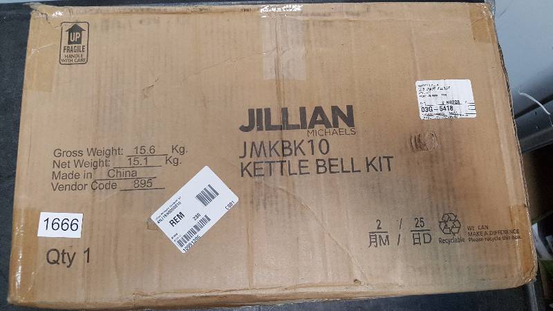 lot 1666 image: Jillian Michaels Dumbbell Kit