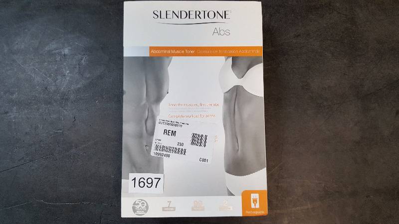 lot 1697 image: Slendertone Abs6 Rechargeable Abdominal Toner