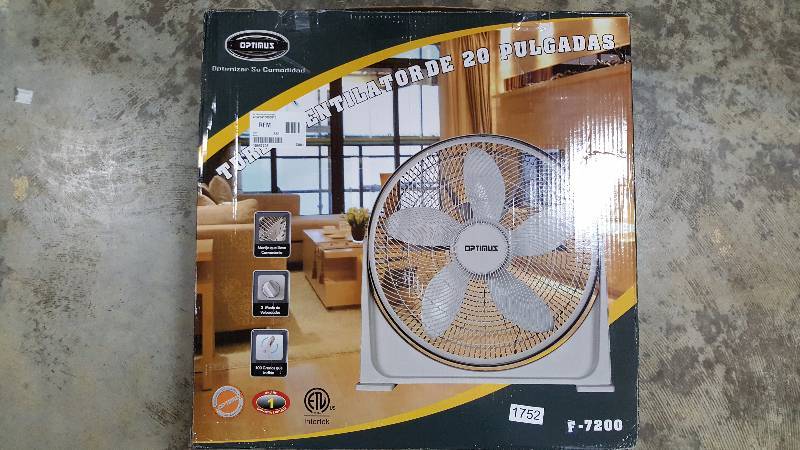 lot 1752 image: Optimus 20 Turbo High-Performance Fan