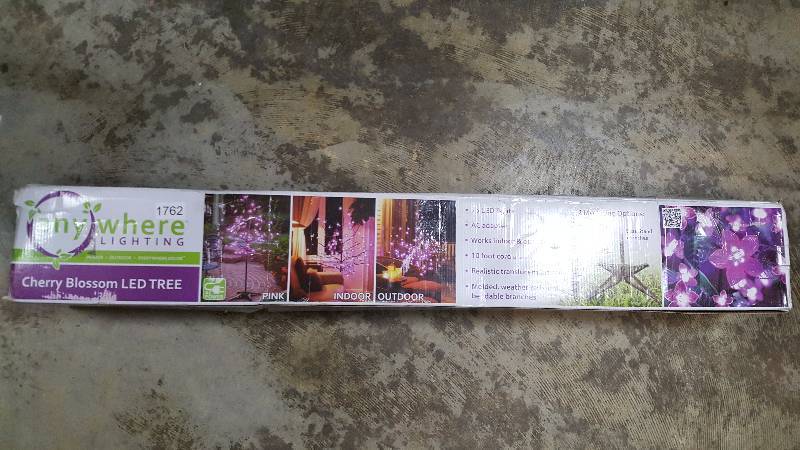 lot 1762 image: Exhart Anywhere Lighting 6-Ft. Decorative Tree with LED Lights