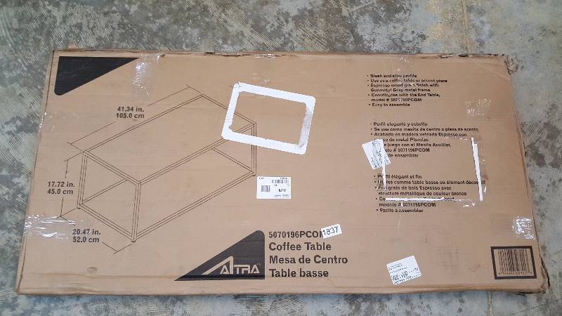 lot 1837 image: Altra Canton 17H Coffee Table - Expresso