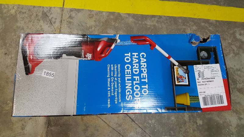 lot 1855 image: Dirt Devil Power Duo Carpet and Hard Floor Cyclonic Upright