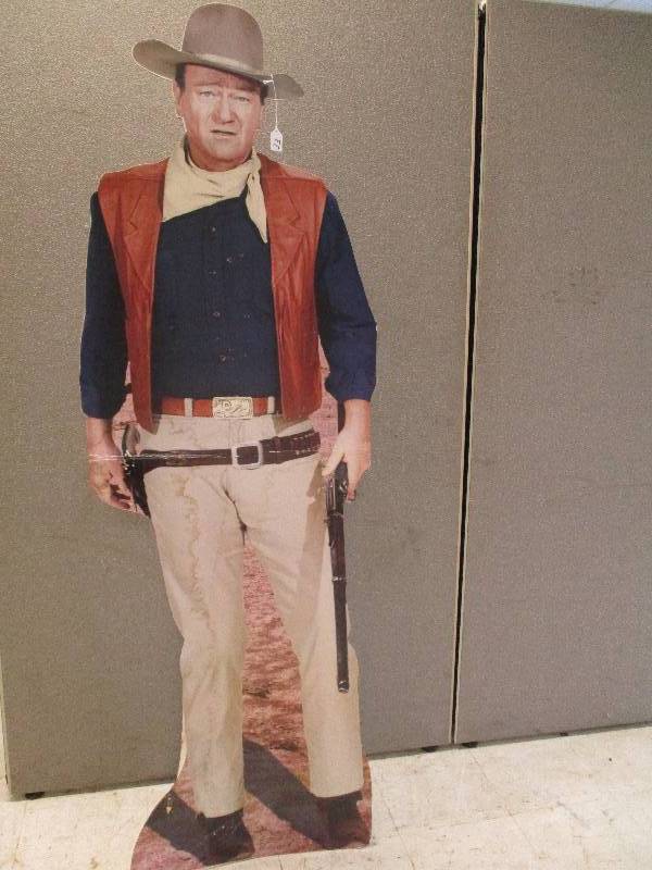 lot 33 image: Life Size John Wayne Cut Out