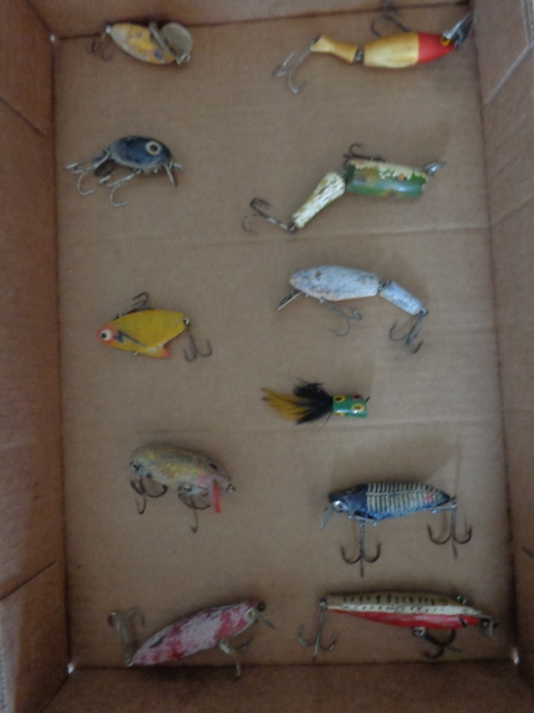 lot 56 image: Antique Fishing Lures