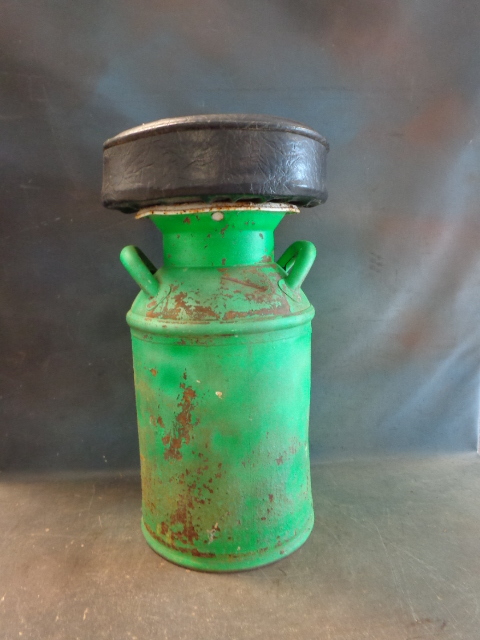lot 95 image: Milk Can Stool