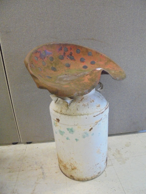 lot 112 image: Milk can Stool