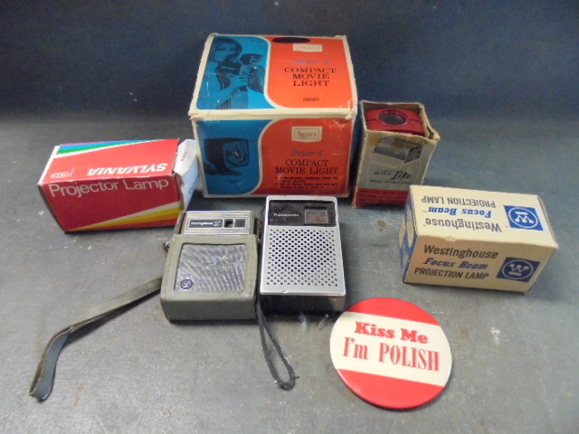 lot 130 image: Vintage Radios, Light bulbs & More