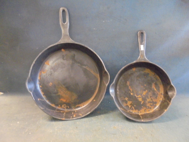 lot 150 image: Cast Iron Frying Pans