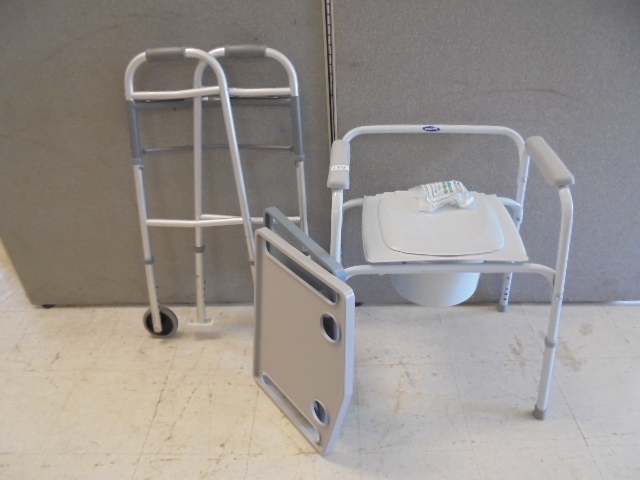 lot 174 image: Portable Toilet and Walker