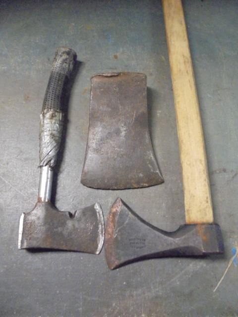 lot 54 image: Hatchets and Ax Head