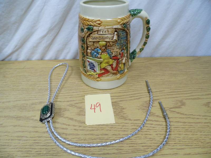 Pabst Blue Ribbon Stein - Bolo Tie