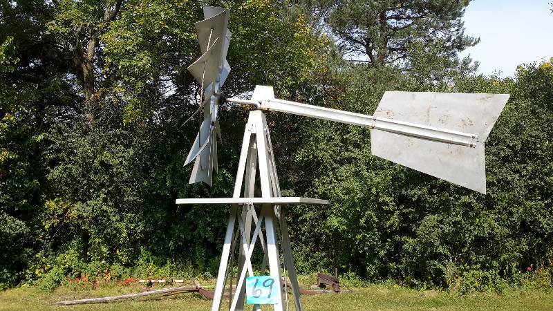 lot 69 image: All aluminum Wind mill