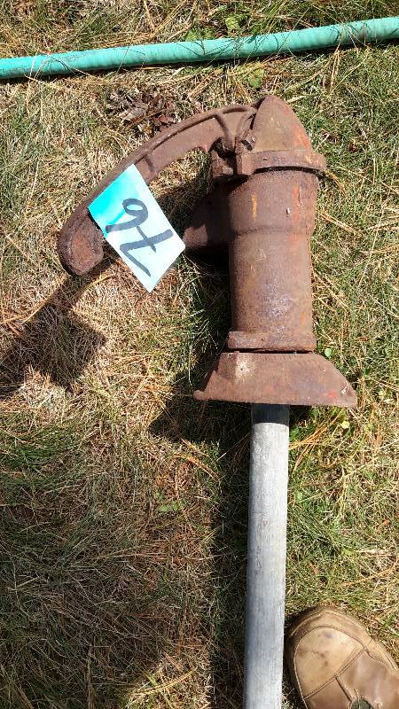 lot 76 image: Pump Jack with long pipe