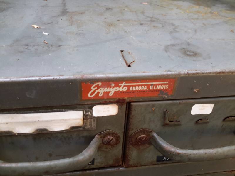 lot 12 image: 18 Drawer Metal Cabinet