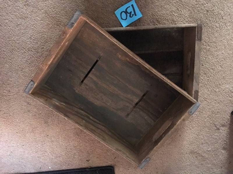 lot 130 image: Wood Pepsi Cases