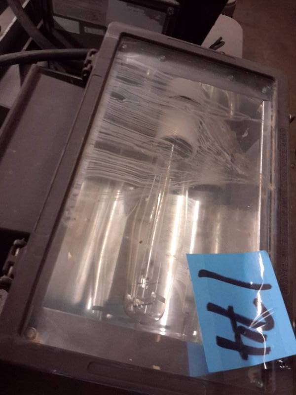 2, Hi Voltage Light Fixtures.  HUBBELL.. Ballast type