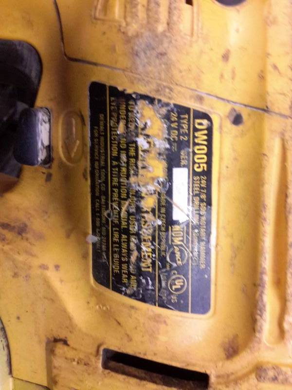 DEWALT, 24V, Rotary Hammer  78 in SDS