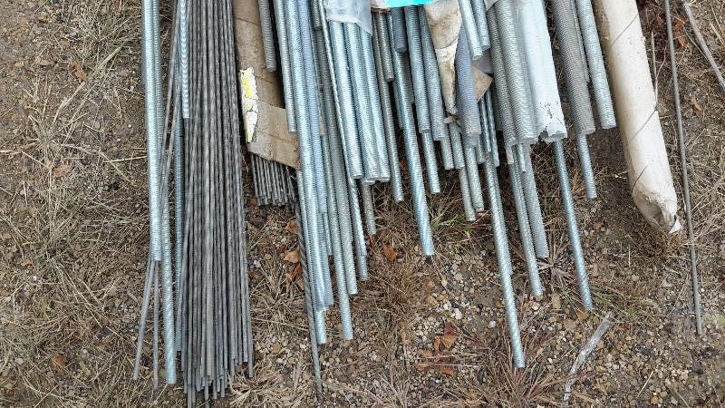 Large lot of THREADED PIPE..