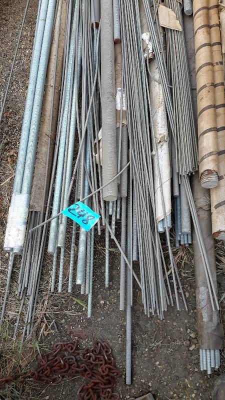 Large lot of THREADED PIPE..