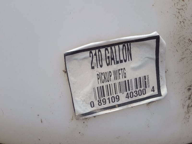 210 Gallon plastic tank