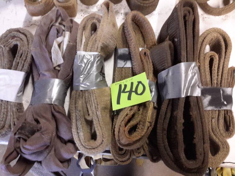 Lot 6 and 4 ft tow belts as pictured