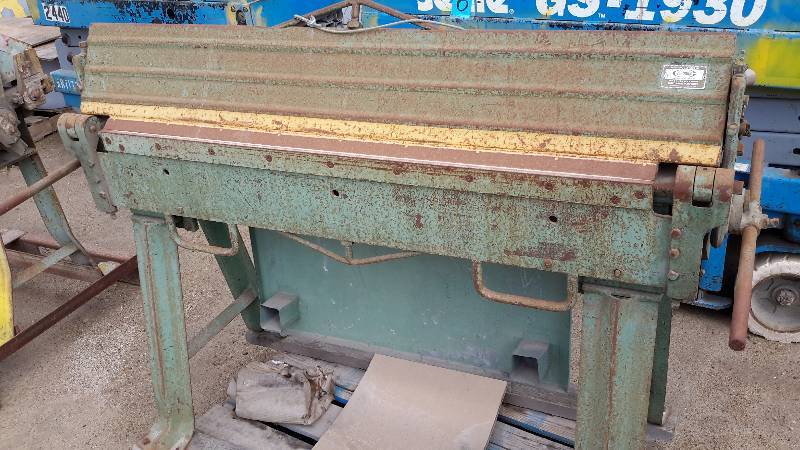 Sheet Metal Break as pictured
