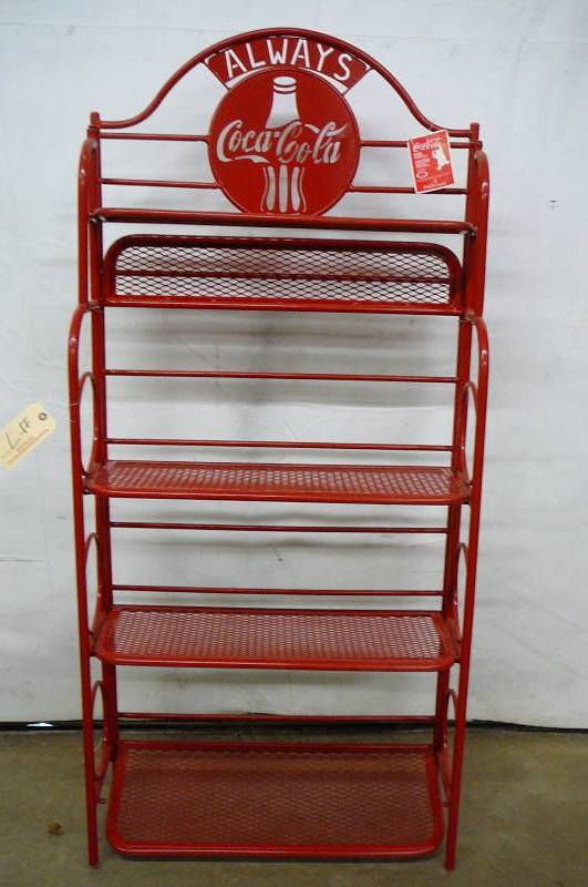 Coca-Cola Steel Rack